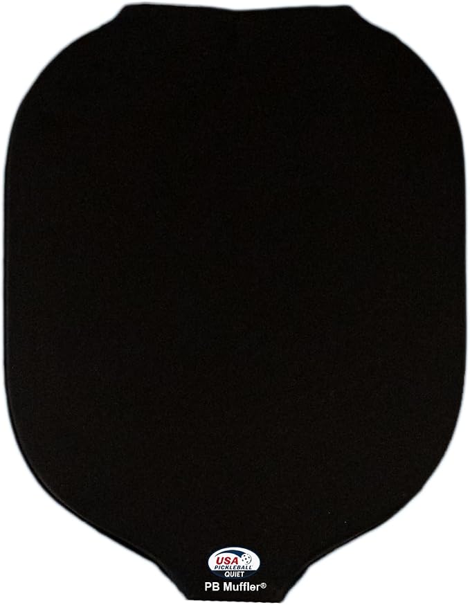 PB Muffler Pickleball Sound Absorber Paddle Accessory, Lab Tested QUIETS The pop Click Without Affecting Game Play, Perfect for HOA and Residential