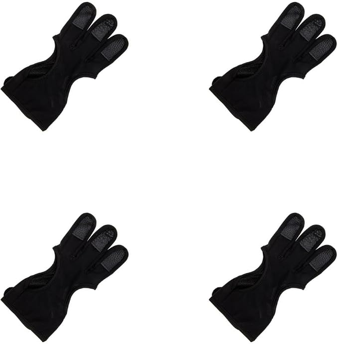 Yardwe 2pcs Archery Finger Stall Gloves Professional Archery Equipment Supply Accessory Professional