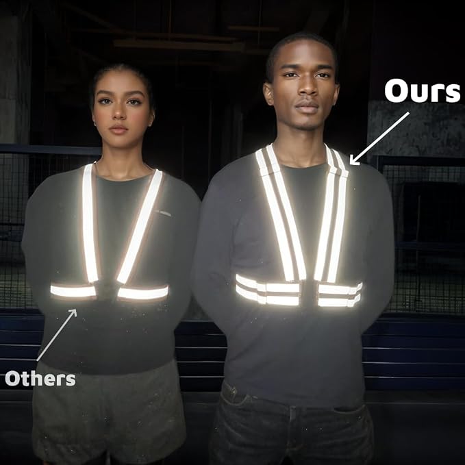 2Pack High Visibility Reflective Safety Vest | Lightweight,Adjustable & Elastic | Hi Vis Running Gear for Jogging,Walking,Cycling,Construction Workers,Motorcycle,Men,Women… (2, YELLOW)