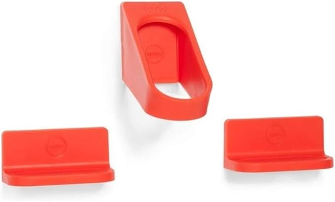 cycloc Hero - Wall Mount Bike Storage Rack – Horizontal Pedal Hung Cycle Storage for Platform Pedals - Orange