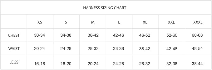 Fusion Chest Harness Climb Stika - (5,000 LBS Rated) Heavy Duty Chest Harness for Hiking, Tree Climbing, Ziplining, Rock Climbing, Rappelling