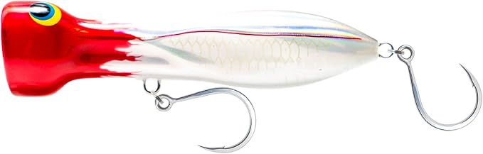 Nomad Design Chug Norris 6” (150mm) Topwater Floating Popper Fishing Lure with BKK Hooks & Durable Diamond Armour, for Bluefin & Yellowfin Tuna, Cubera Snapper, & Roosterfish