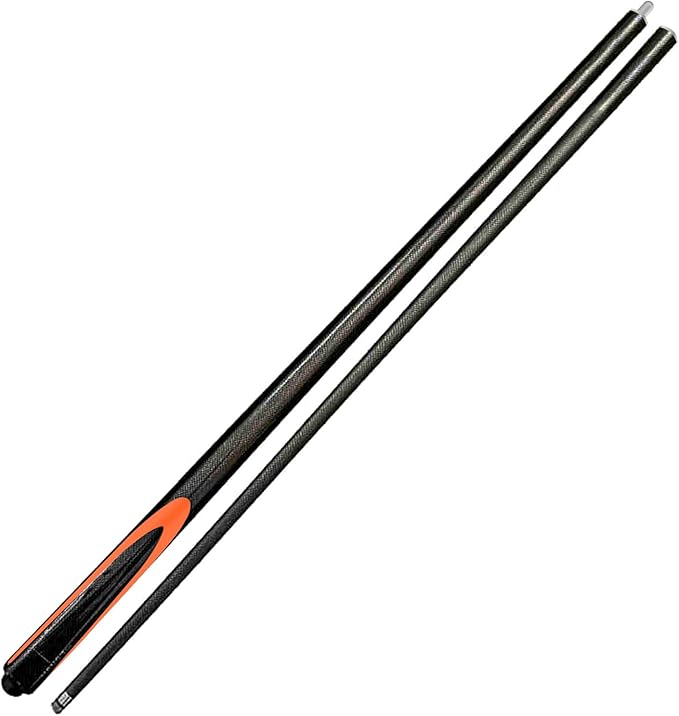 Carbon Fiber Pool Cue Stick 9.5mm Low Deflection Billiard Cue Stick Professional Snooker Cue for Home Bars Pool Halls, Gray1
