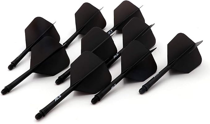 CUESOUL 3 Sets Integrated Dart Shaft and Flights,Dart Shaft Length 21mm/28mm/33mm