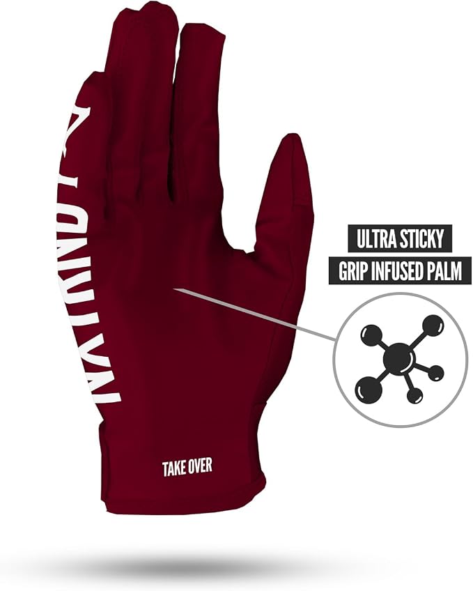 Nxtrnd G1 Pro Men's Football Gloves, Adult Sticky Receiver Gloves
