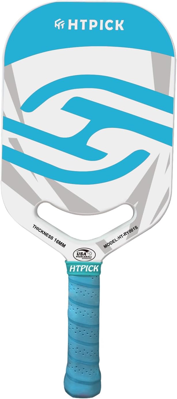 Pickleball Paddles | T700 Carbon Fiber Pickleball Paddle with Aero Throat | Hot-Press Moulding | 16mm Polymer Core | Specifically Engineered for Swing Speed and Manoeuvrability
