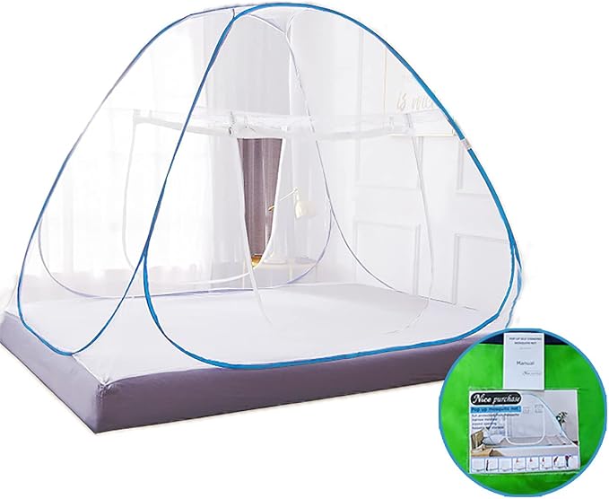Nice purchase New Portable Folding Mosquito Net Tent Freestand Bed 1/2 Openings (1.8m(80 by 72 inches LxW))