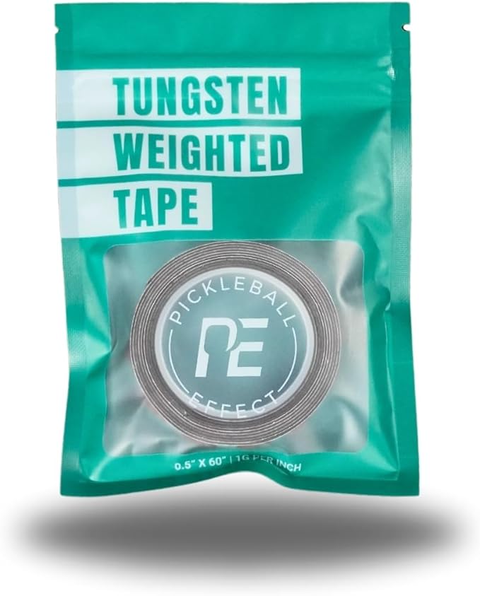 Pickleball Effect Weighted Tungsten Tape for Pickleball Paddles | Non-Toxic & Customizable Alternative of Lead Tape for Pickleball Paddles