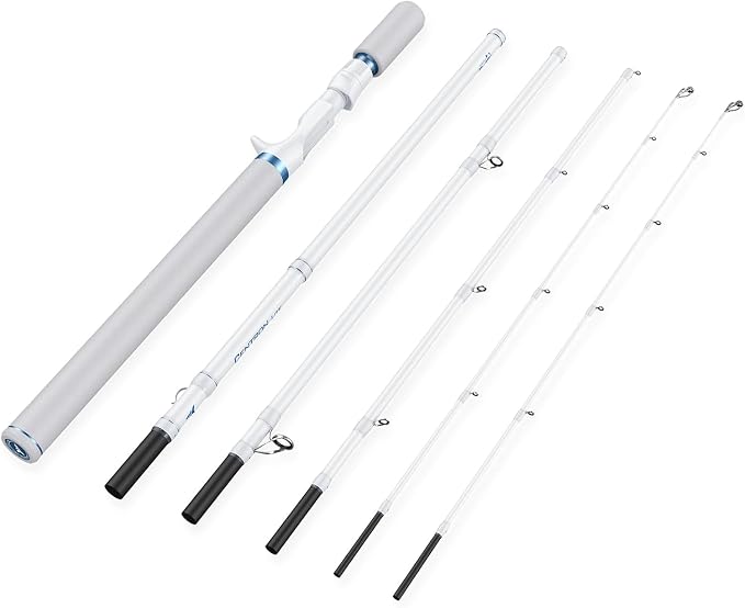KastKing Centron Lite Travel Fishing Rods with Extra Twin-Tip | Portable 4/5 Piece Fishing Rods, Extra Twin-Tip, IM6 Graphite Blanks, Stainless Steel Guides W/Ceramic Rings, EVA Handle