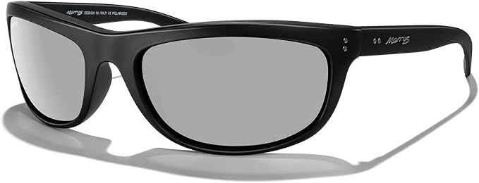 MERRY'S Wrap Around Sport Polarized Sunglasses for Men Women Driving Fishing UV400 Protection