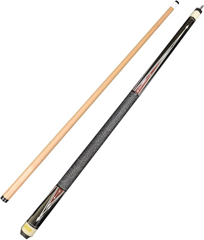 SUPERDIAMOND Pool Cue Stick Set Billiard Cue Sticks with Hard Case, 2-Pieces 58" Pool Table Sticks, 12.5 mm Tip Pool Queue,Pool Stick Set for Home Recreation, Billiards Clubs, Training