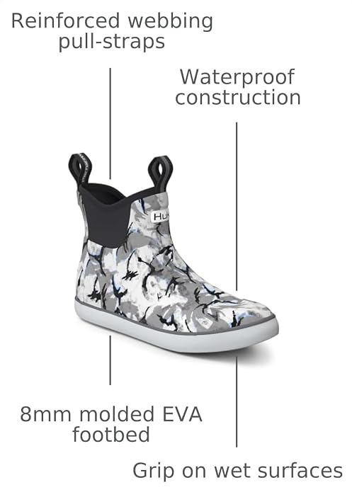 HUK mens Rogue Wave Shoe, High-performance Fishing & Deck Boot