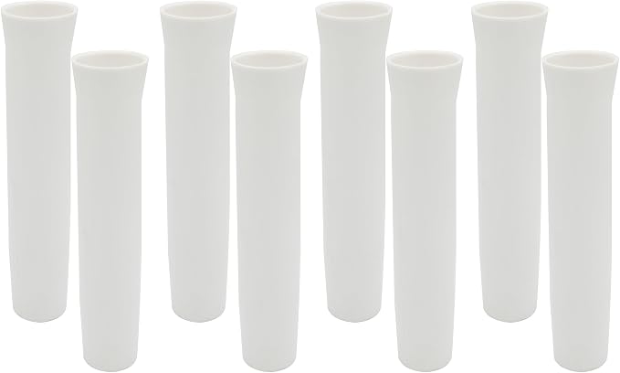 Vinland Marine Flared Fishing Rod Holder Insert Sleeves Pack of 8, Fishing Rod Holder Liner for Aluminum Rod Holder, for T Top Rod Holder, for clamp on Rod Holders for Boat