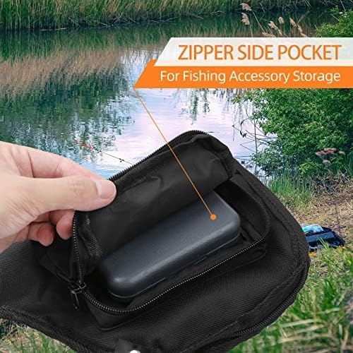 Lixada 31.1 Inch Fishing Rod Case - Portable Pole Storage Tube - Fly Fishing Bag