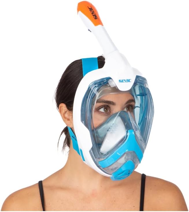 SEAC Magica Full Face Snorkeling Mask Comfortable for Smaller Faces
