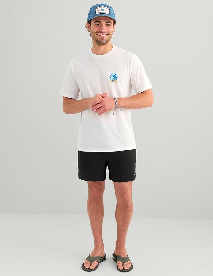 HUK Mens Fishing Graphic Tee, Performance Short Sleeve, Quick-Dry