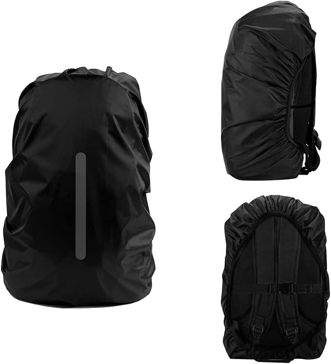 2 Pack Waterproof Rain Cover for Backpack,Backpack Rain Cover with Reflective Strip,Rucksack Rain Cover for Bicycling/Hiking/Anti-Dust/Anti-Theft/Camping/Traveling/Outdoor Activities