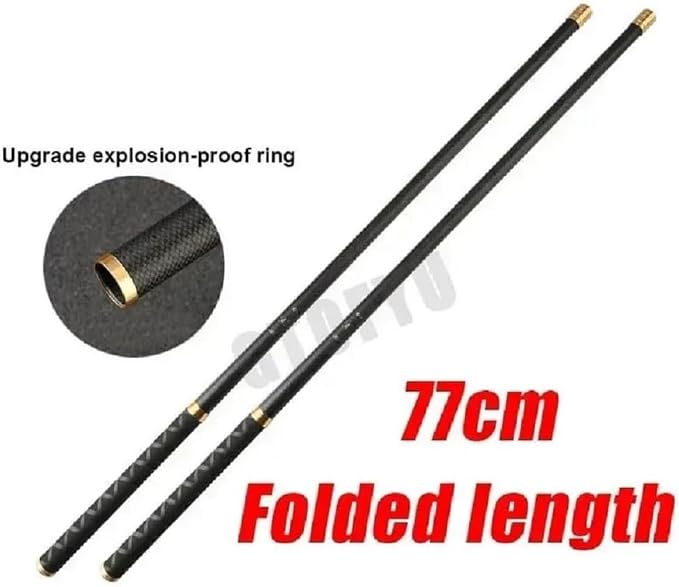 Tenkara Rod 18-30FT Carbon Fiber Telescopic Travel Fishing Pole