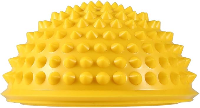 Half Round Massage Ball, Spiky Point Hemisphere Use for Yoga Fitness Exercise Gym Balancing Pad