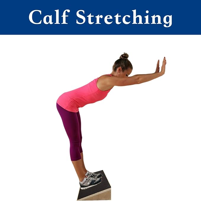 UKIA Slant Board for Squats - Slant Board Squat Wedge for Calf Stretching - Non-Slip Incline Knees Over Toes Weightlifting Equipment to Improve Athletic Performance