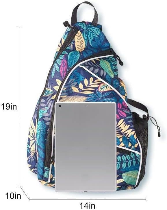 Pickleball Bag, Tennis Bag with Dual Racquet Holder, Waterproof Durable Tennis Racket Bag, Tennis Backpack Large Storage for Holds Tennis Balls, Badminton, Stylish, Lightweight Portable（blue）