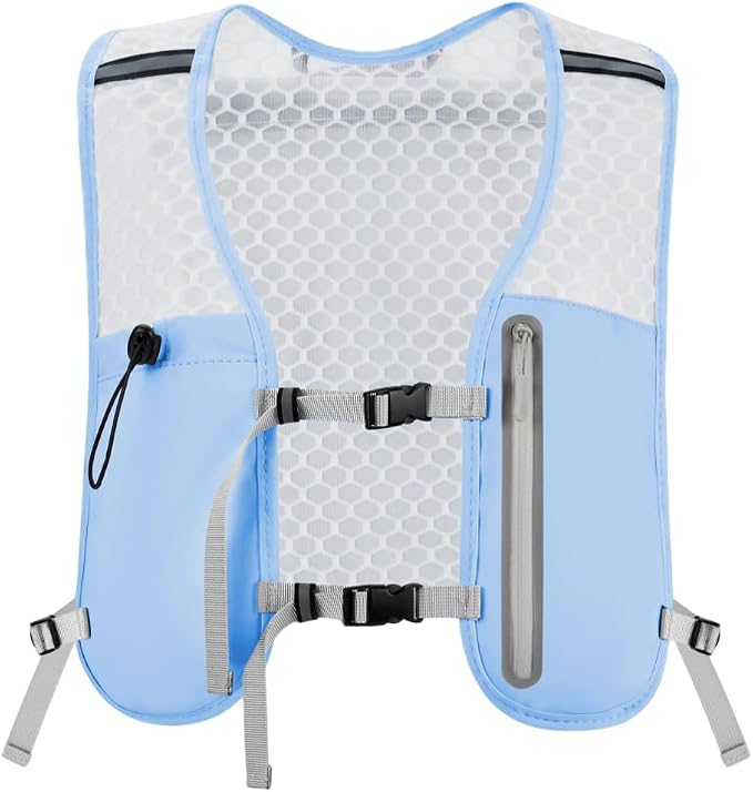 Running Vest for Women Men Hydration Backpack with 500ml Soft Flask Lightweight Water Pack