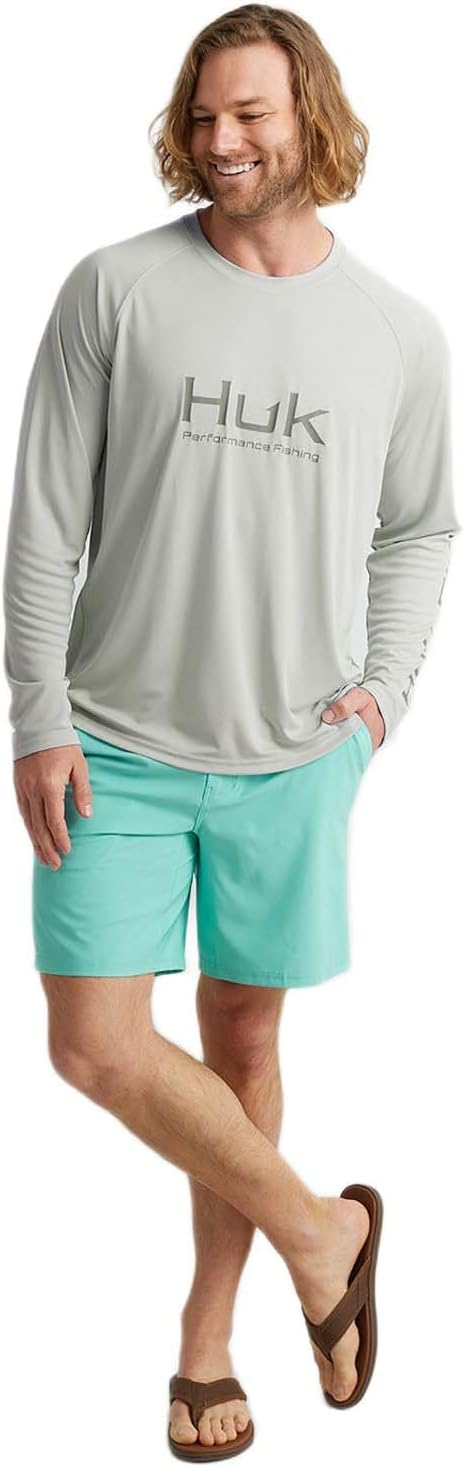 HUK Men's Pursuit Vented Long Sleeve Fishing Shirt (+30 UPF)