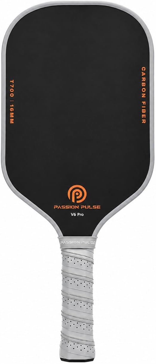 Pickleball Paddles 2026,Carbon Fiber Pickleball Paddle,16mm T700 High Grit & Spin, Professional Pickle Ball Paddles Set Designed for Ultimate Spin & Consistency