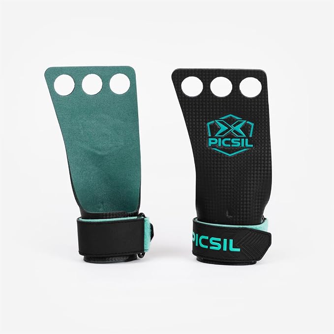 PICSIL | Falcon Grips | Grip All Surfaces and Bar Types | Use with Magnesium | Carbon Fibre Material | for Crosstrainig, WOD, Gym & Calisthenics |