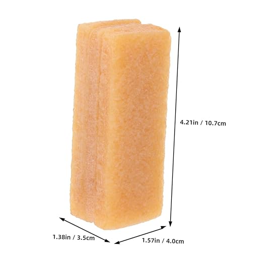 2pcs Skateboard Sandpaper Cleaning Sand Paper Skateboard Accessories for Boys Skateboarding Accessories Skateboard Eraser Rubber Grip Tape Cleaner Skate Board Accessory Yellow Abs