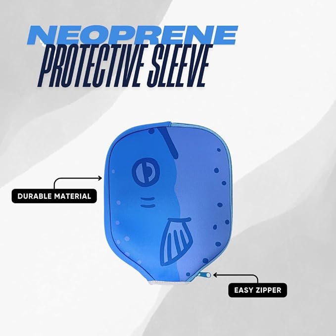 Neoprene Funny Pickleball Paddle Cover – Durable & Lightweight Protective Case with Hilarious Design, Fits Most Standard Paddles