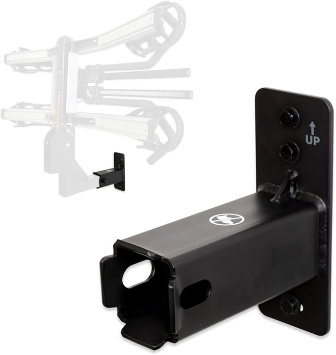 StoreYourBoard Hitch Wall Mount – Heavy Duty 2" Bike and Cargo Rack Hanging Garage Organizer, Trailer Hitch Receiver Storage, Wall Mount Hitch Holder, Holds 175 lbs