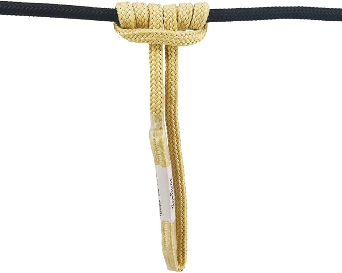 NewDoar 100% Kevlar Braided Friction Hitch,5620 MBS,Prusik Arborist Rope, Abrasion/Flame Resistant, High Strength Rescue Rigging Hammocks(1pcs)
