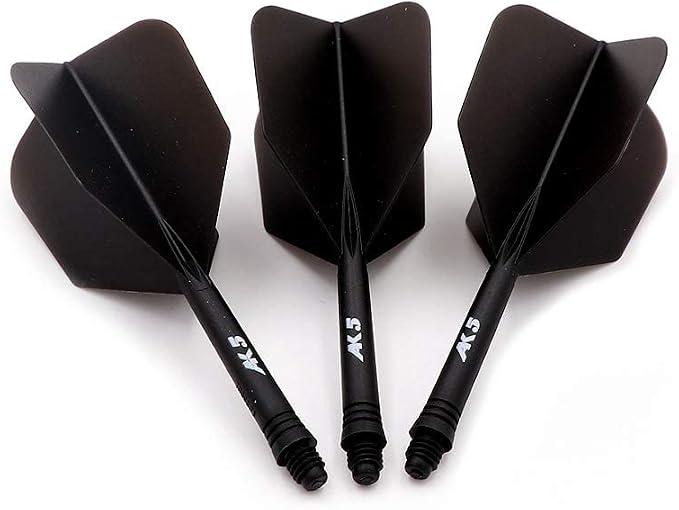 CUESOUL Jazz-Metal Luxury Steel Tip Darts Set 21g/24g/26g with AK5 Integrated Dart Flights