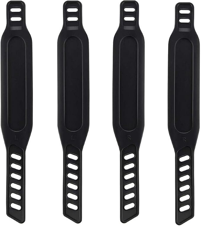 Exercise Bike Pedal Straps, Heavy Duty Adjustable Length Universal Pedal Strap Fits Most Bike Pedals Exercise Bike Bicycle Cycle for Home or Gym