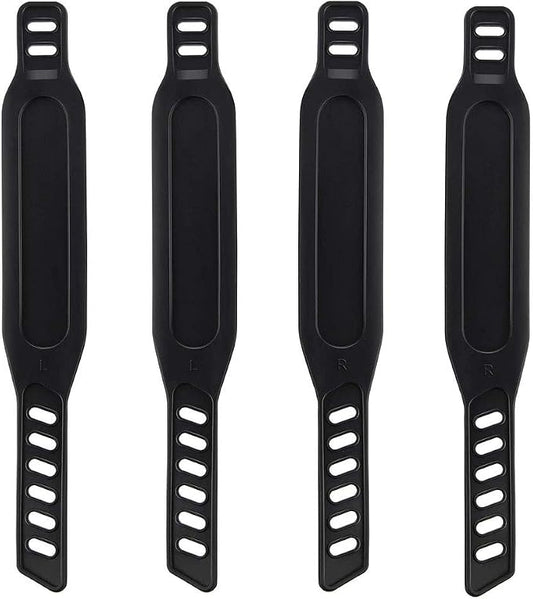 Exercise Bike Pedal Straps, Heavy Duty Adjustable Length Universal Pedal Strap Fits Most Bike Pedals Exercise Bike Bicycle Cycle for Home or Gym