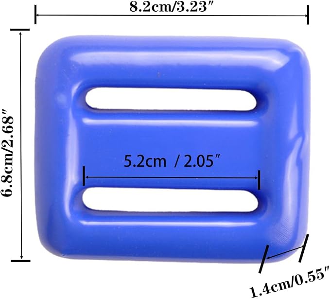 Dive Weights for Scuba Diving Weight Belt(1lb-4.4lb / 0.5kg-2kg),Vinyl Scuba Weights, Coated Dive Weights,Coated Lead Diving Weights, Dive Belt Weights for Freediving, Spearfishing