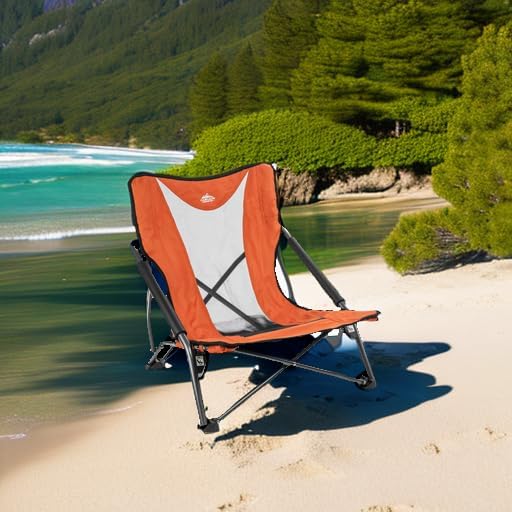 Cascade Mountain Tech Folding Camp Chair for Camping, Beach, Picnic, Barbqeues, Sporting Events with Carry Bag
