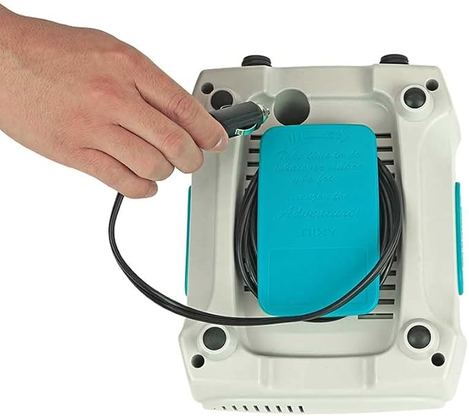 Ventus SUP Pump, iSUP Electric Air Pump for Inflatable Stand Up Paddle Boards by NIXY, 1-20PSI High Pressure, 12V Dual Stage and Auto-Off Function - 7 Nozzles Great for Inflatable SUP, Kayak, and More