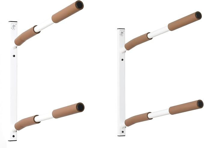 SPAREHAND Premium Edition: All Climate Wall Mount Hybrid Rack for SUPs and Kayaks