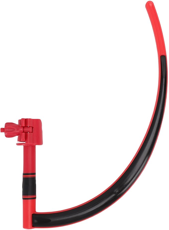Keenso The Hanger Golf Training Aid, Golf Swing Aids Golf Training Equipment Swing Caddy Golf Swing Trainer Swing Trainer Rubber Improve Swing Posture Curved Portable Swing Training (Red)