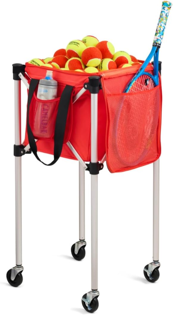 Racket Pets The Ball Tote - Replacement Bag for Tennis and Pickleball Pro Teaching Cart Hopper, Large Tote Bag For 150 Tennis Balls or 100 Pickleballs, Frame Not Included