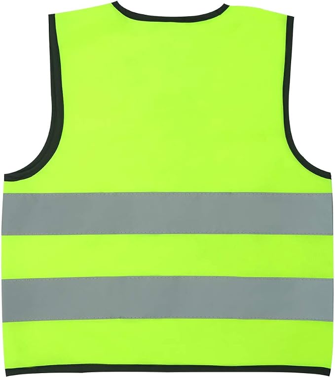 AIEOE Kids High Visibility Safety Vest Reflective Running Lightweight Traffic Walking Breathable Construction Vest