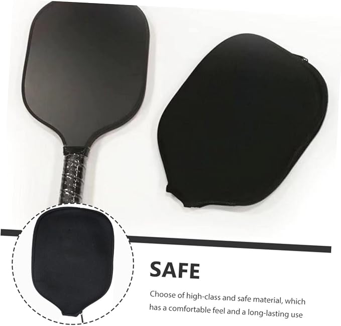 BESPORTBLE 2pcs Cover Neoprene Racket Protector for Sports Lightweight and Washable Case for Easy Storage and of Rackets and Accessories
