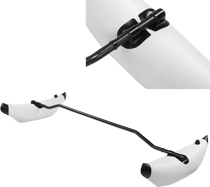 PVC Inflatable Kayak Outrigger Float Portable Higher Stability Balancing Canoe Outrigger Kit Balancing Boat Accessory