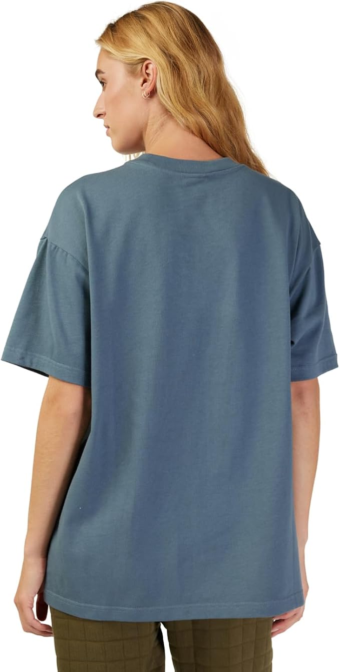 Fox Racing Women's Wordmark Oversized Short Sleeve T-Shirt, Citadel, X-Large