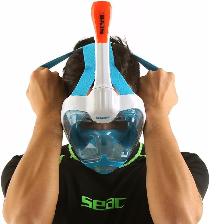 SEAC Magica Full Face Snorkeling Mask Comfortable for Smaller Faces