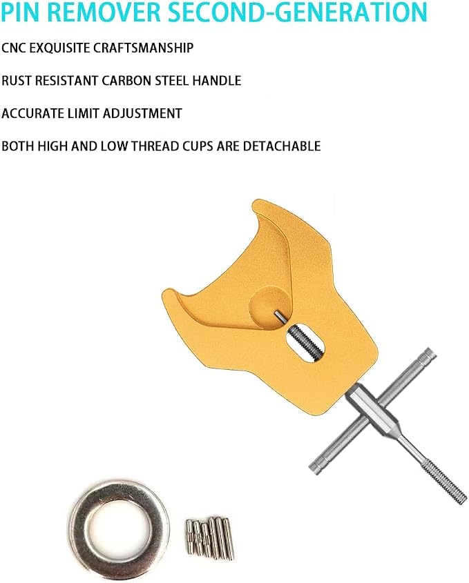 QUA'ANNYU Upgraded Version Fishing Reel Cleaning Kit | Fishing Reel Maintenance Kit | Fishing Reel Care Kit | Fishing Rod Repair Kit | Spool Pin Remover|Basic Set