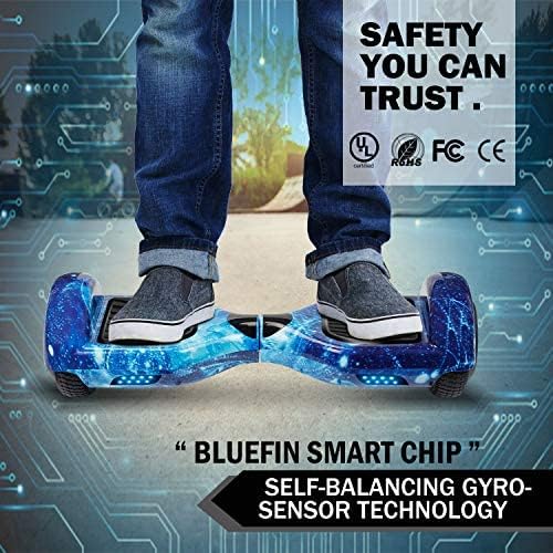 LIEAGLE Hoverboard, 6.5" Self Balancing Scooter Hover Board with Bluetooth Wheels LED Lights for Kids Adults