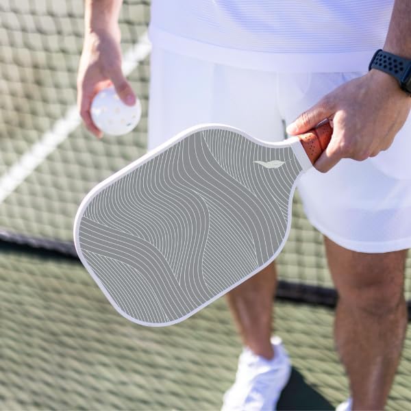 Inscribe Premium Pickleball Paddle – Single or 2 Pack Set – Fiberglass Surface, Polypropylene Honeycomb Core, Lightweight with Comfort Grip for Men & Women
